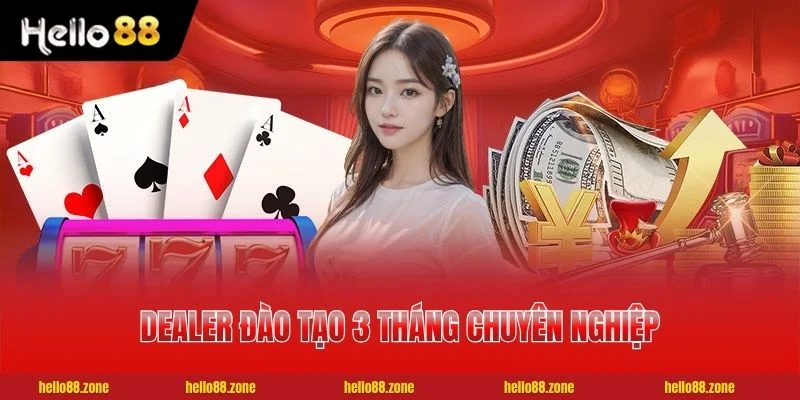 4 CASINO HELLO88 Dealer đào tạo 3 tháng chuyên nghiệp