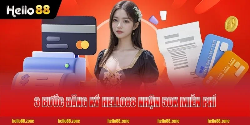 46 HELLO88 Quy trình 3 bước đăng ký HELLO88 nhận 50K miễn phí